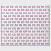 Let's Go Brandon Red White Blue America Stars Cadeaupapier (Vlak)