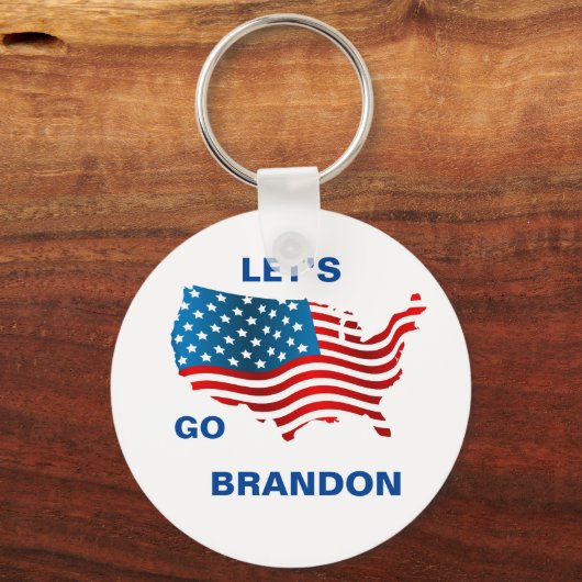 Lets Go Brandon Sleutelhanger (Voorkant)