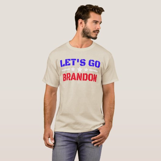 Let's Go Brandon T-shirt (Voorkant volledig)