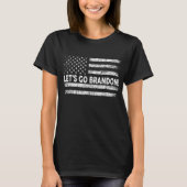 Lets Go Branson Brandon Antibiden Black T-shirt (Voorkant)
