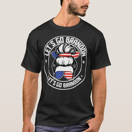 Let's Go Branson Brandon Conservative Anti Liberal T-shirt (Voorkant)