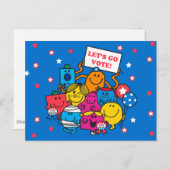 Let's Go Briefkaart (Voorkant / Achterkant)