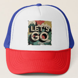 Let's Go  Classic beroemd gemaakt door Retro Truck Trucker Pet