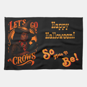 Let's Go Crows-Witch One-Happy Halloween Theedoek
