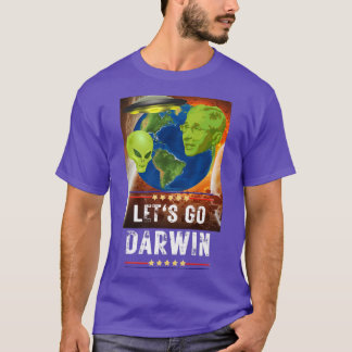 Let's Go Darwin USA Flag Vintage Fauci Ouchie Alie T-shirt