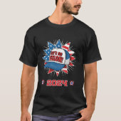 Let's Go Felon 2024 Anti-Democratie Pro Trump Verk T-shirt (Voorkant)