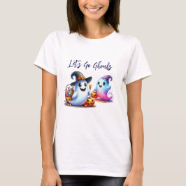 Let's Go Ghouls, 2 Schattigee spook Halloween T-shirt