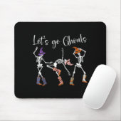 Let's Go Ghouls Dancing Skeleton Cowboy Western Ha Muismat (Met muis)