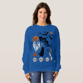 Lets Go Ghouls Grappig Halloween Party Kostuum Trui (Voorkant volledig)