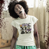 Let's Go Ghouls Halloween Design Tri-Blend Shirt