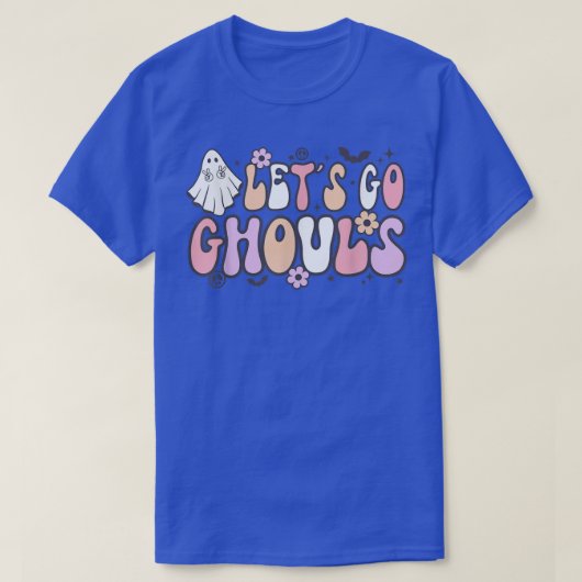 Lets Go Ghouls Retro Halloween   2388 T-shirt (Design voorkant)