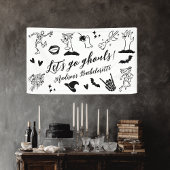 Let's Go Ghouls Spooky Whimsical Bachelorette Spandoek