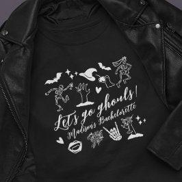 Let's Go Ghouls Spooky Whimsical Meidenavond T-shirt