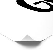 Let's Go Girls Heart Funny Duck Wearing Sunglasses Perfect Poster (Hoek)