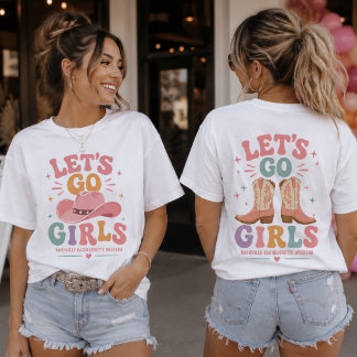 Let's Go Girls Nashville Meisjes Uitje Laatste Rod Tri-Blend Shirt