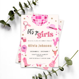 Let's Go Girls Nashville Pink Rodeo | Meisjesuitje Kaart