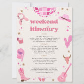 Let's Go Girls Nashville Roze Rodeo | Bachelorette Kaart (Achterkant)