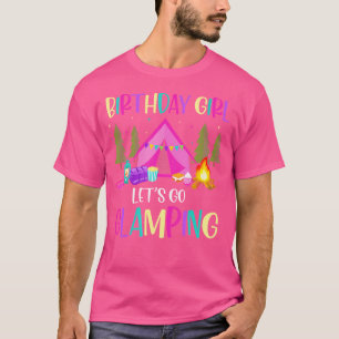 Lets Go Glamping Verjaardag Levert Happy Glamper C T-shirt