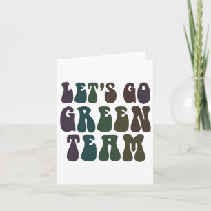 Let's Go Green Team Retro War Game 60's Summer Cam Kaart