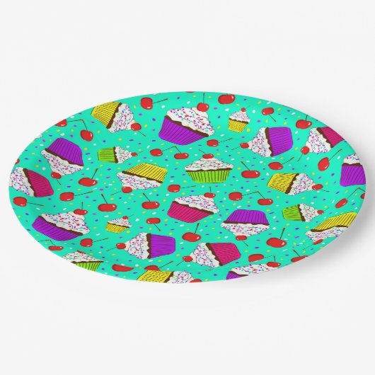 let's go party plate papieren bordje (Gekanteld)