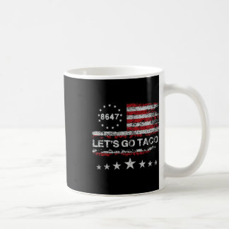 Let's Go Taco 8647 US Flag 86 47 Mannen Vrouwen 2 Koffiemok