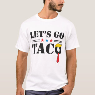 Let's Go Taco Amerikaanse Vlag T-shirt