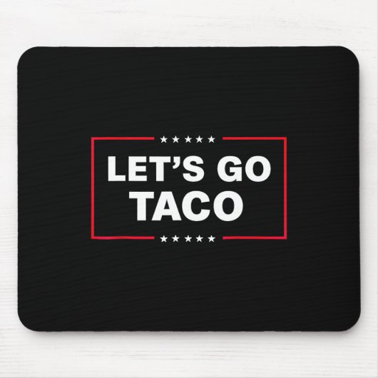 Let's Go Taco For Men Women Funny Muismat (Voorkant)