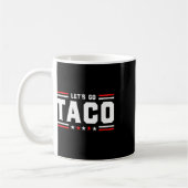 Let's Go Taco - Grappig Patriottisch Taco Handelst Koffiemok (Links)