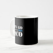 Let's Go Taco - Grappig Patriottisch Taco Handelst Koffiemok (Voorkant links)