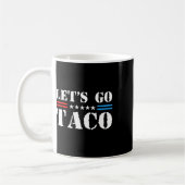 Let's Go Taco - Grappig Patriottisch Taco Handelst Koffiemok (Links)