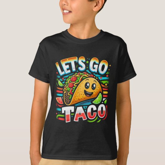 Let's Go Taco Let's Go Taco T-shirt (Voorkant)