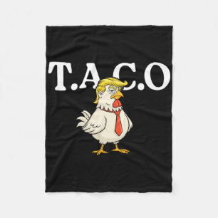 Let's Go Taco Shirt T.a.c.o Funny Trendy Chicken T Fleece Deken