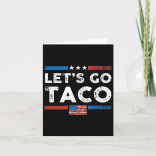 Let's Go Taco - Vintage 1 Kaart