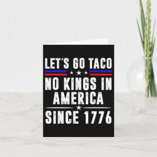 Let's Go Teco Geen Koningen in Amerika sinds 1776 Kaart