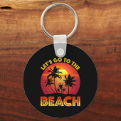 Let's Go To The Beach Sleutelhanger (Achterkant)