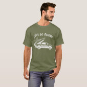 Let's Go Vist Boot en SUV Auto T-shirt (Voorkant volledig)