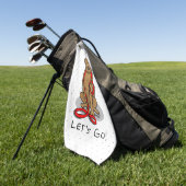 Let's Go! Walk Chesapeake Bay Retriever (dg tan) Golfhanddoek (Groen)