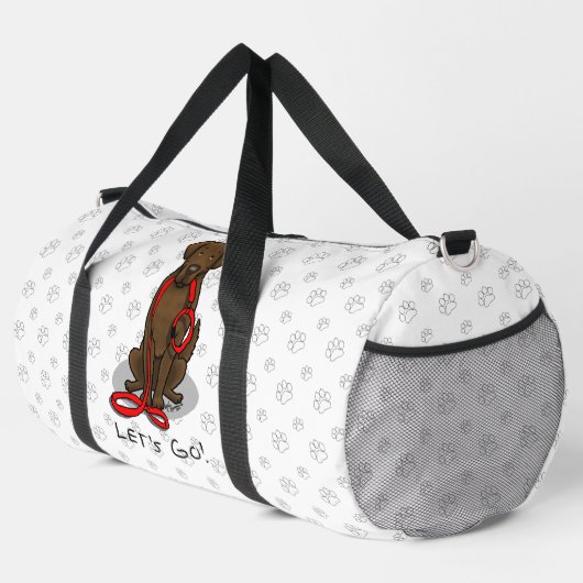 Let's Go! Walk Flat-Coated Retriever Dog (liver) Plunjezak (Rechterhoek)