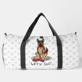 Let's Go! Walk German Shepherd Dog (black tan) Plunjezak (Achterkant)
