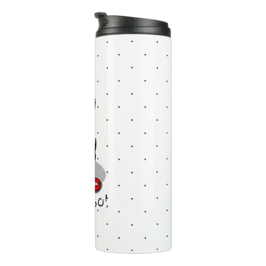 Let's Go! Walk Irish Water Spaniel Dog (liver 1) Thermosbeker (Geroteerd rechts)