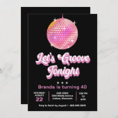 Lets Groove Tonight 70s Theme Elke Verjaardag Kaart (Voorkant / Achterkant)