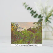 Lets Grown Together Briefkaart (Staand voorkant)