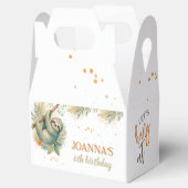 Let's hang out sloth kids birthday bedankdoosjes (Geopend)