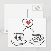 Let's have a cup of... briefkaart (Voorkant / Achterkant)