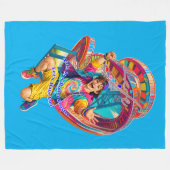 Let's Have Fun Clipboard Fleece Deken (Voorkant (Horizontaal))