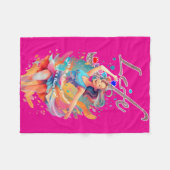 Let's Have Fun,Life a Roller Coaster Fleece Deken (Voorkant (Horizontaal))