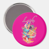 Let's Have Fun,Life a Roller Coaster Magneet (Voorkant / Achterkant)