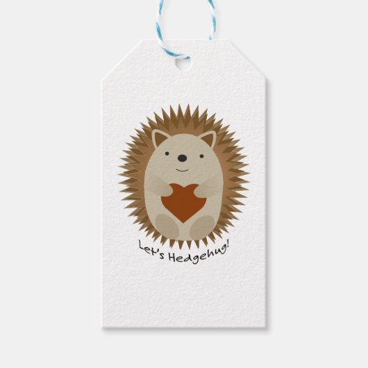 Lets Hedgehug Hegel Cadeaulabel (Voorkant)