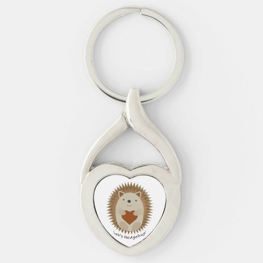 Lets Hedgehug Hegel Sleutelhanger (Voorkant)