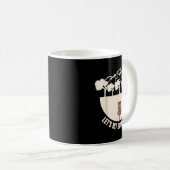 Let's Hit Some Trees Funny Disc Golf Lovers Disc G Koffiemok (Voorkant rechts)